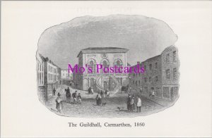 Wales Postcard - Carmarthen, The Guildhall, 1860 (Repro)  RS37889