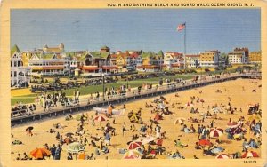 South End Bathing Beach and Board Walk in Ocean Grove, New Jersey