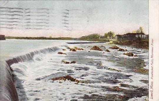 Pawtucket Falls Merrimac River Lowell Massachusetts 1911