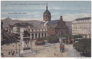 CLEMONT FERRAND, Puy-de-Dome, France; Place de Jaude - G. d'O, Street Cars, 0...