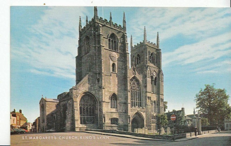 Norfolk Postcard - St Margaret's Church - King's Lynn      XX99