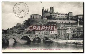 Old Postcard Beziers Vue Generale Jack Du Pont Neuf