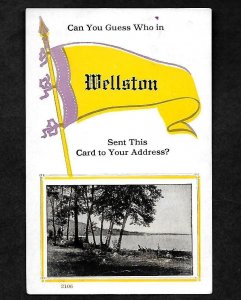 MP Wellston, Mich. PENNANT Picturesque Lake, sent this card to this address ?