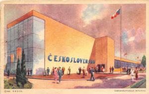 Century Of Progress Exposition 1933 Chicago Postcard Czechozlovakian Building