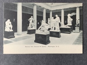 Statuary Hall Corcoran Art Gallery Washington DC Litho Postcard H1314080938