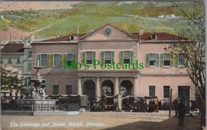 Gibraltar Postcard - The Exchange and Jewish Market  RS33125