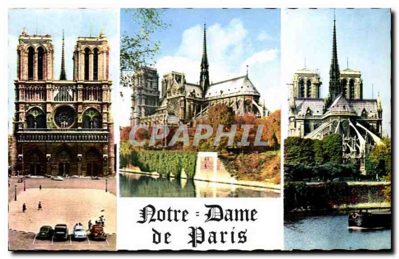 Postcard Old Paris La Cathedrale Notre Dame de Paris