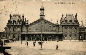 CPA Nord ROUBAIX La Gare (983999)