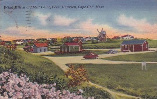 Wind Mill At Old Mill Point West Harwich Cape Cod Massachusetts 1961