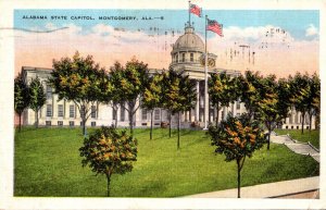 Alabama Montgomery State Capitol Building 1941