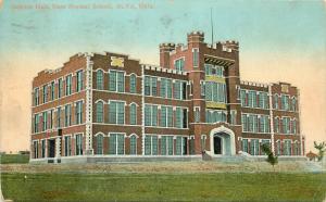 Vintage Postcard Science Hall State Normal School Alva OK Woods County