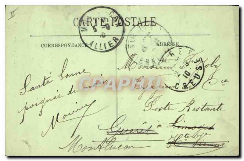 Postcard The Old Paris Sacre Coeur Funicular