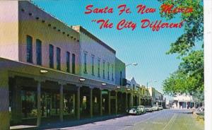 New Mexico Santa Fe The Plaza Street Scene