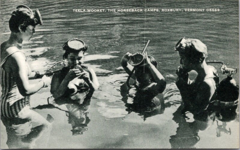 PC Scuba Divers at Teela-Wooket, The Horseback Camps in Roxbury, Vermont