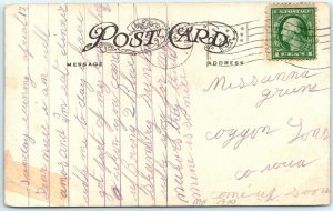 c1910s Hot Springs, S.D. Dr Nichols Cancer Sanatorium Postcard Quarantine A42