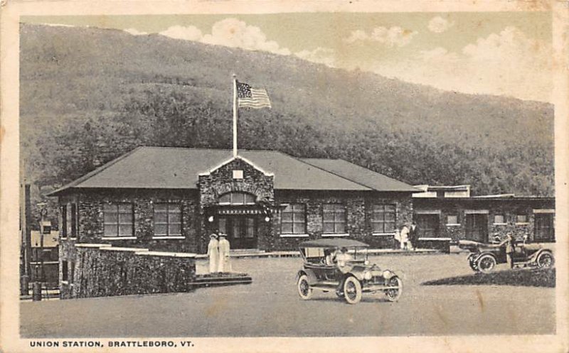 Union Station Brattleboro, VT., USA Vermont Train Unused 