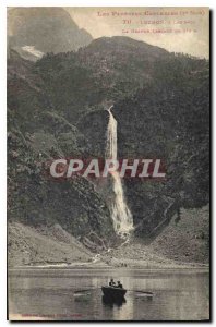 Old Postcard Luchon Lake Oo The Great Cascade