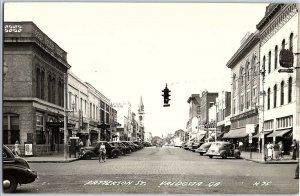 C.1910 RPPC Downtown Cars Signs Main St. Valdosta, GA Postcard P134