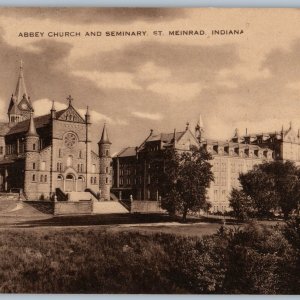 c1930s Harrison Twp, Spencer Co, Ind Saint Meinrad Abbey Church Seminary IN A195