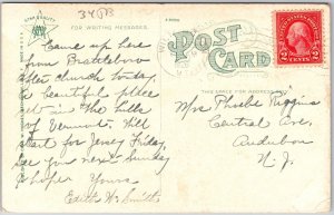 1926 Childs Tavern Wilmington Vermont F.S. Crafts Prop. Grounds Posted Postcard