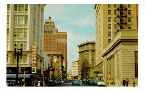 TX - El Paso. Mills Street looking West ca 1951