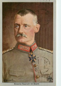 WWI Postcard Kronprinz Rupprecht Von Bayern Feldpost Kiel S. Hornert