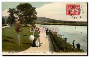 Vichy Old Postcard The new park and the edges of the & # 39Allier