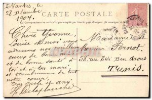 Old Postcard Piriac The tomb of Sir & # 39Almanzor Lauvergnac