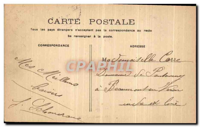 Old Postcard Paris Gare de L Est