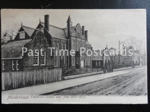 Berkshire MAIDENHEAD Technical School & New Drill Hall c1906 by Frith