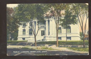 MASON CITY IOWA PUBLIC LIBRARY VINTAGE POSTCARD OLYMPIA WASHINGTON MCDUFF