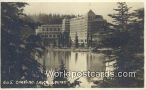 Chateau Lake Louise Canada Unused 