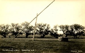 Canada - Nova Scotia, Grand Pre. Old Well & Willows   *RPPC