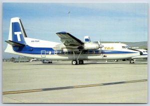 Airplane Postcard TAA Trans Australian Airlines Fokker F27-600 Friendship DT9