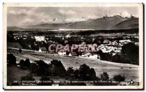 Postcard Old divenne les Bains Ain panoramic view on the Mont Blanc and Jean ...