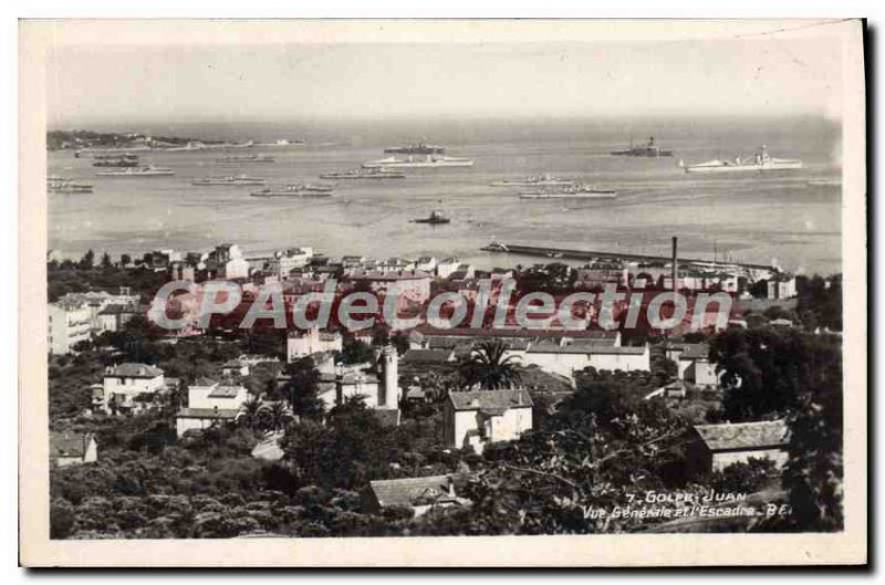 Old Postcard Golfe Juan for Gnrale squadron