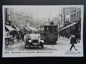 Somerset TRANSPORT IN TAUNTON North St. c1906 RP Postcard by Pamlin Repro M3119