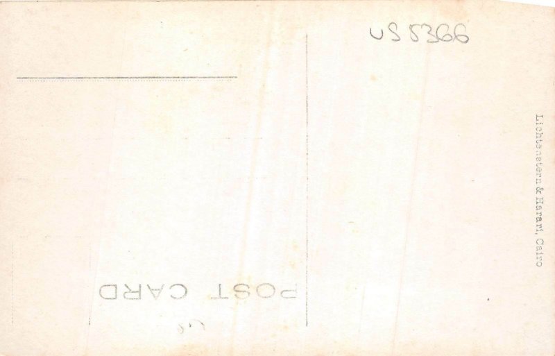 US5366 shilluks soldiers  types folklore real photo sudan africa 