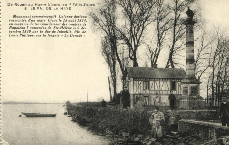 CPA De ROUEN au HAVRE a bord du Felix-Faure - Le val de la Haye (201347)