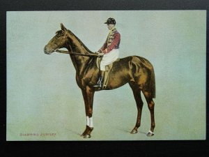 Horse Racing DIAMOND JUBILEE Winner of the Derby 1900 Old Postcard by Valentine