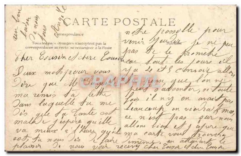 Alfortville flooding of the Seine Old Postcard January 1910 (automotive)