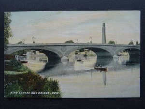London Richmond KEW King Edward Vll Bridge c1905 Postcard by M & L Ltd