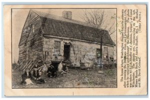 1910 Warren Tavern Washington Stopped For Refreshment Charlestown WV Postcard