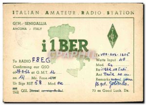 Old Postcard Telegraphie I1BER Senigallia Ancona