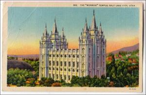 Mormon Temple, Salt Lake City UT   (creases)
