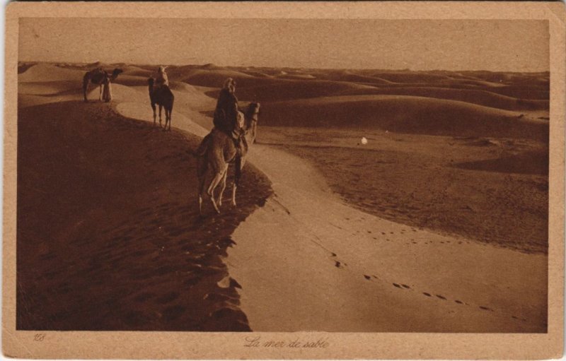 CPA TUNISIE Lehnert&Landrock (158) La mer de sable (156334)
