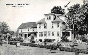Ferndale Farm House - New York NY Postcard