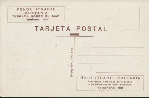 Spain Postcard - Hotel Ituarte-Guetaria  RS9090