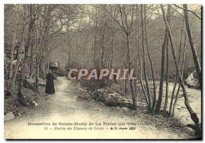 Old Postcard Monastery of St. Mary of Peter Vire Entrance of the Cross