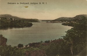 antigua, B.W.I., St. John's, Entrance to Dockyard (1910s) Postcard